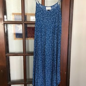 Universal Thread Blue Sundress with White Flowers